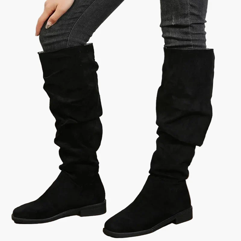 Damen Stiefel Kniehoch Bequemer Freizeitlook Modisch - Image 4