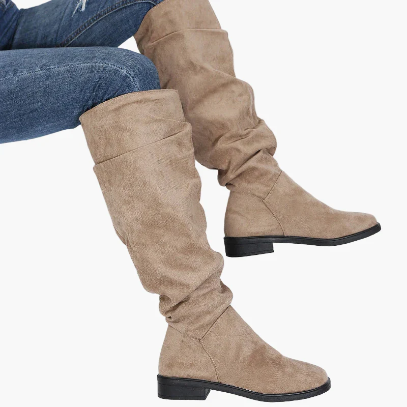 Damen Stiefel Kniehoch Bequemer Freizeitlook Modisch - Image 5