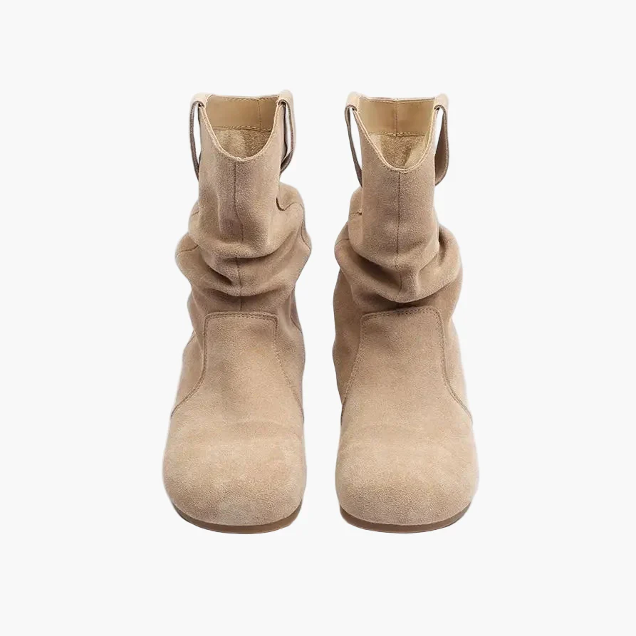 Damen Stiefeletten Flach Bequem Freizeit Klassische Boots - Image 9