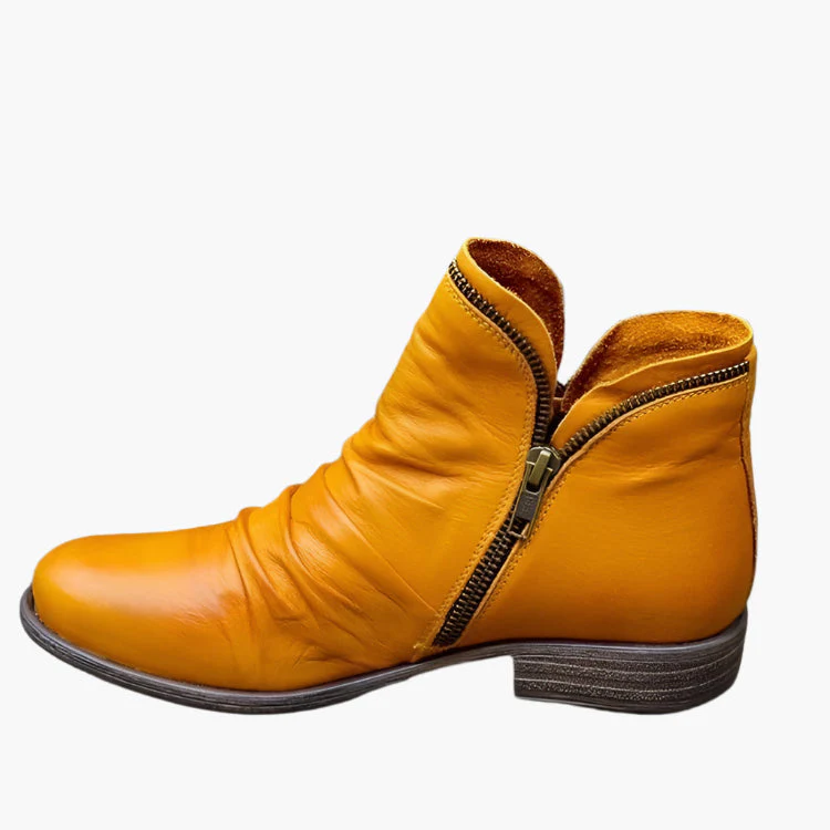 Damen Stiefeletten für Herbst und Winter – Modische und Bequeme Alltagsschuhe mit Reißverschluss - Image 3