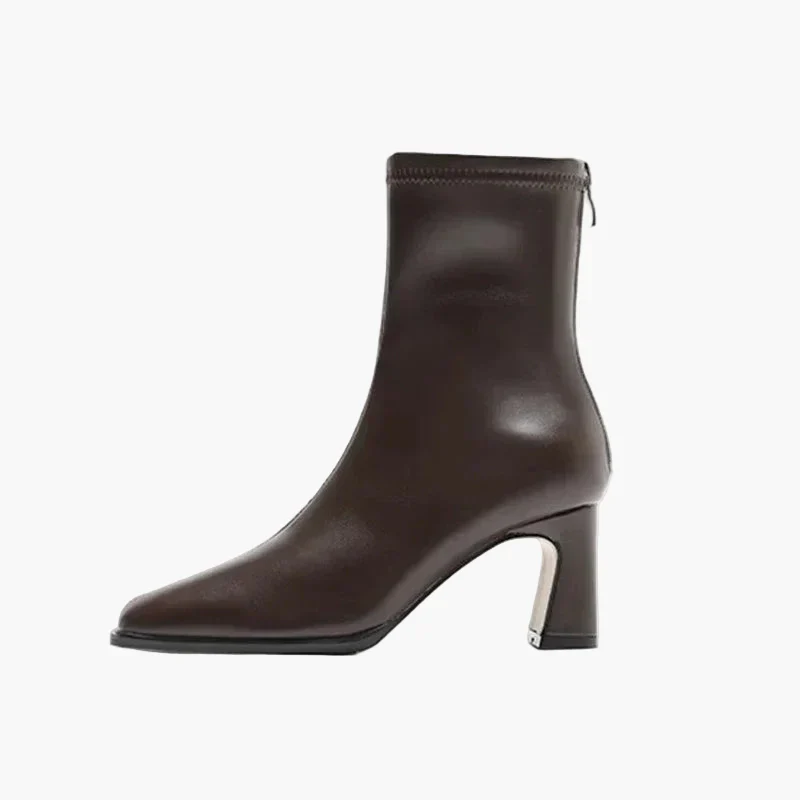 Damen Stiefeletten mit Blockabsatz und elegantem Design für Alltag und Büro - Image 4