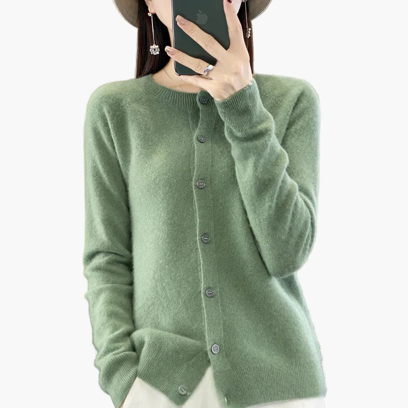 Damen Strickjacke – Klassischer Cardigan im eleganten Stil für Alltag und Büro - Image 10