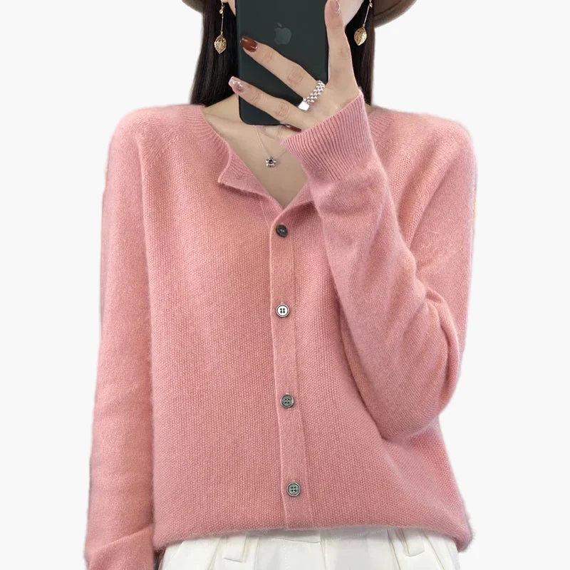 Damen Strickjacke – Klassischer Cardigan im eleganten Stil für Alltag und Büro - Image 11