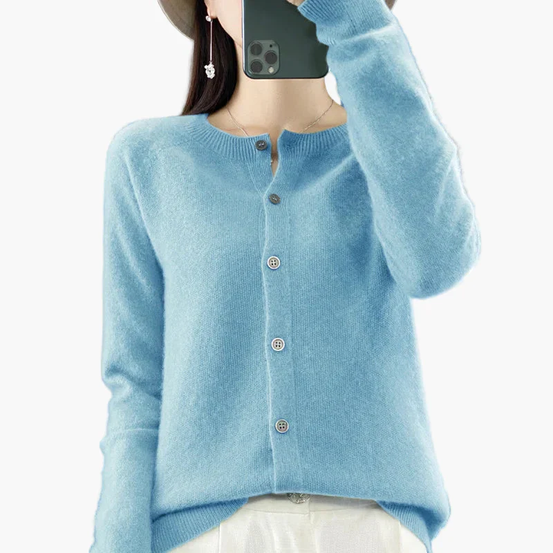 Damen Strickjacke – Klassischer Cardigan im eleganten Stil für Alltag und Büro - Image 15