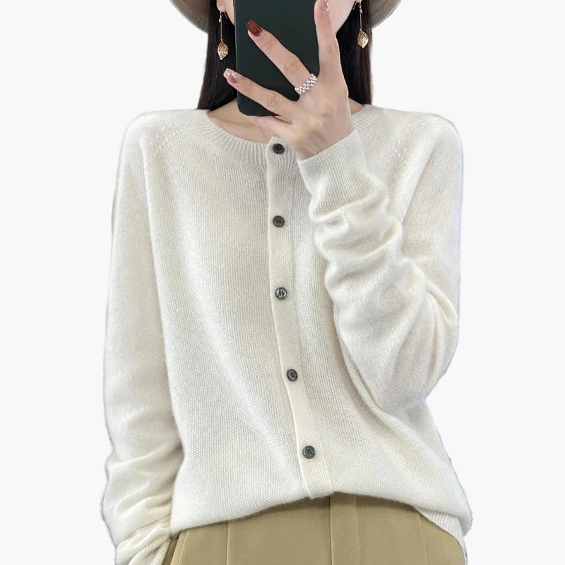 Damen Strickjacke – Klassischer Cardigan im eleganten Stil für Alltag und Büro - Image 7