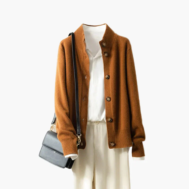 Damen Strickjacke im Modernen Stil mit Knopfleiste – Vielseitiger Cardigan für Alltag und Büro - Image 5