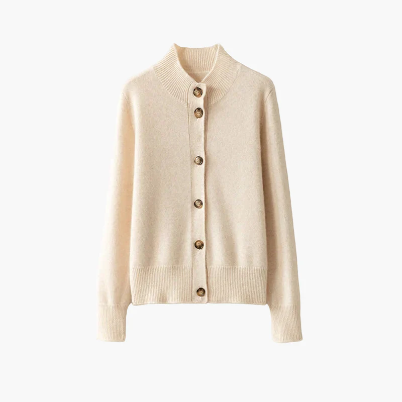 Damen Strickjacke im Modernen Stil mit Knopfleiste – Vielseitiger Cardigan für Alltag und Büro - Image 6