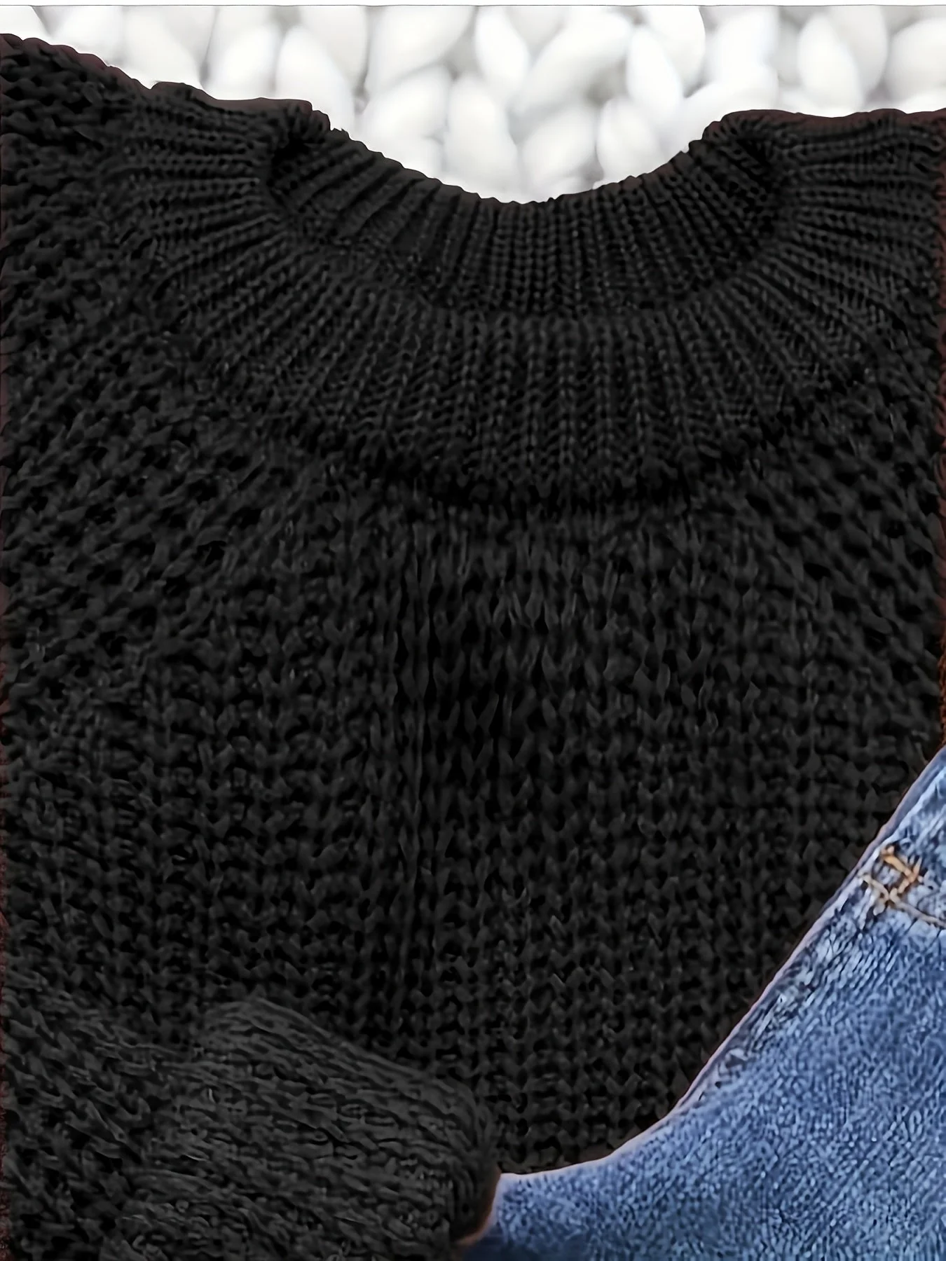 Damen Strickpullover im eleganten, lockeren Stil für Herbst und Winter - Image 4