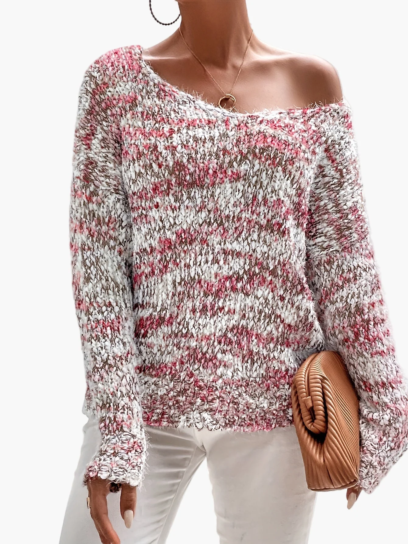 Damen Strickpullover im lockeren Casual-Stil – Perfekt für Herbst & Winter