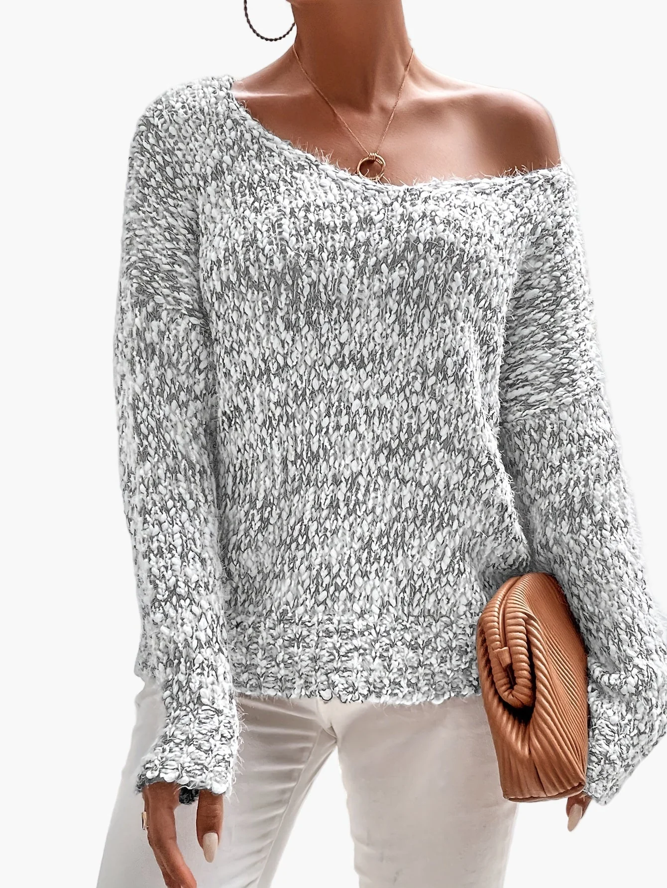 Damen Strickpullover im lockeren Casual-Stil – Perfekt für Herbst & Winter - Image 3