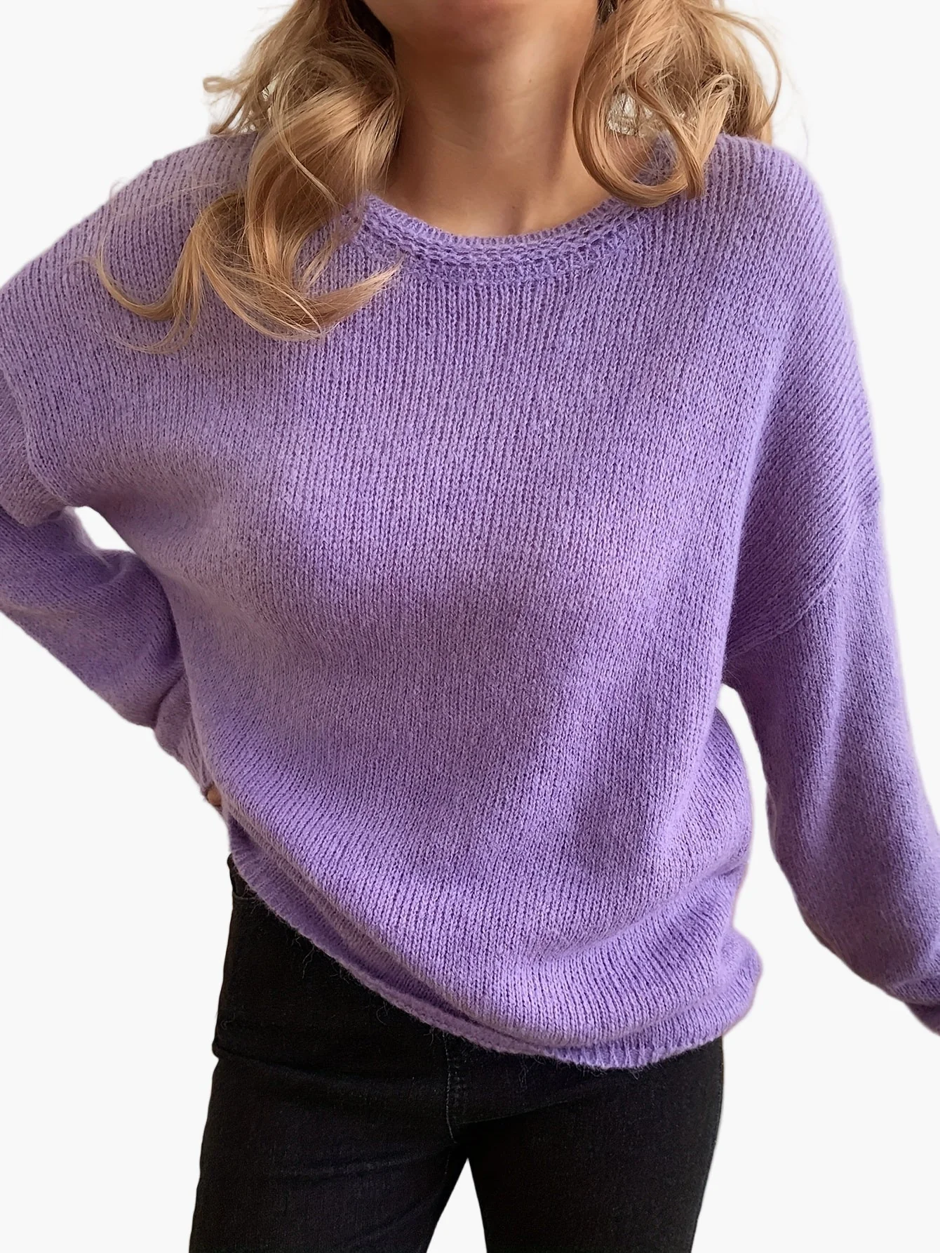 Damen Strickpullover mit Rundhalsausschnitt – Eleganter Freizeit-Look für jede Jahreszeit - Image 4