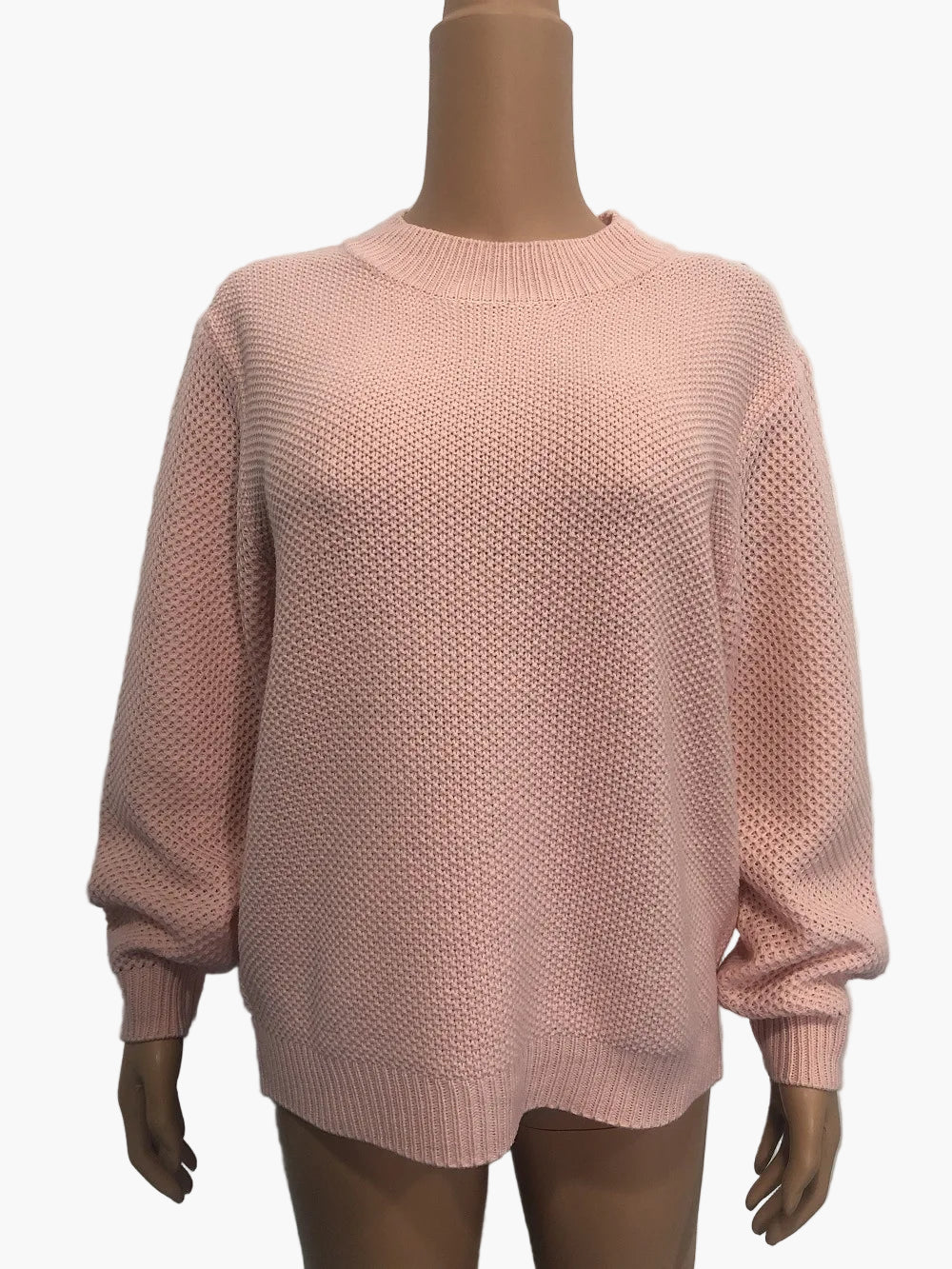 Damen Strickpullover mit Rundhalsausschnitt – Modischer Oversize Sweater für Herbst und Winter - Image 7