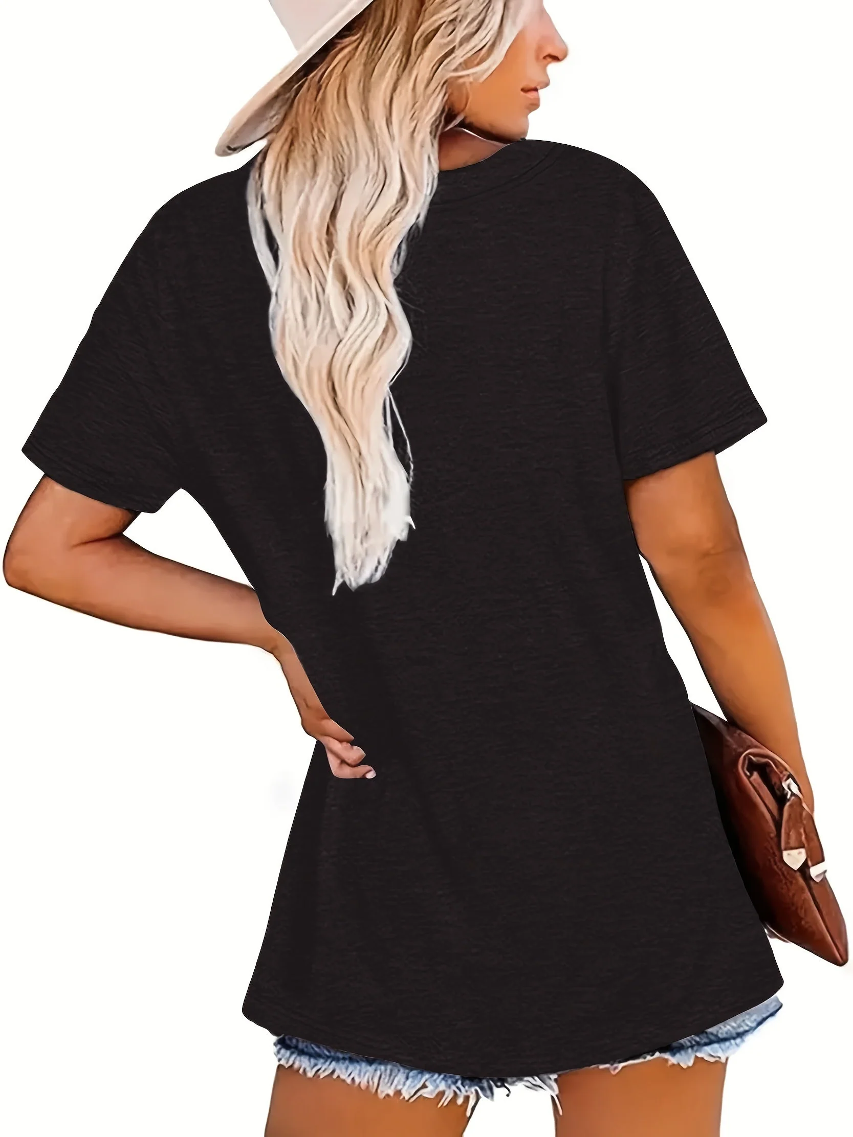 Damen T-Shirt mit Astronaut und Planeten – Casual Style für Alltag und Freizeit – Galaxie & Weltraum Motiv - Image 9