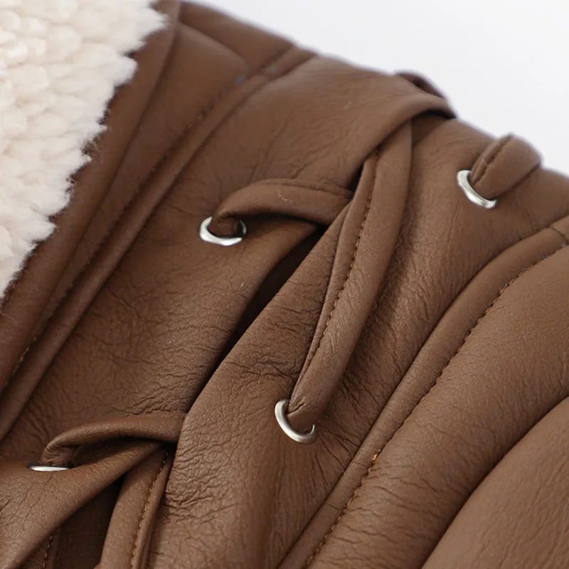 Damen Trendige Kurzjacke mit Schalkragen und Gürtel – Modische Übergangsjacke für Alltag und Freizeit - Image 4