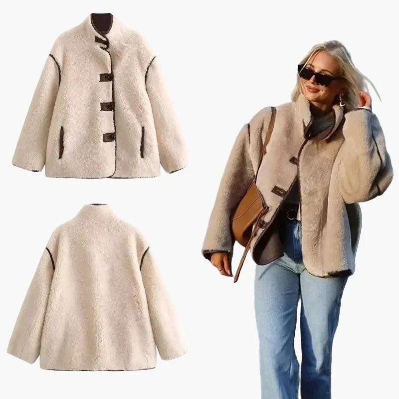 Damen Trendige Oversize Steppjacke im Lässig-Stil – Perfekt für Herbst und Winter