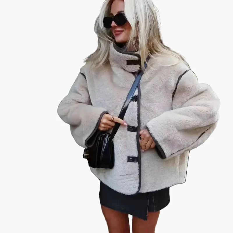 Damen Trendige Oversize Steppjacke im Lässig-Stil – Perfekt für Herbst und Winter - Image 4
