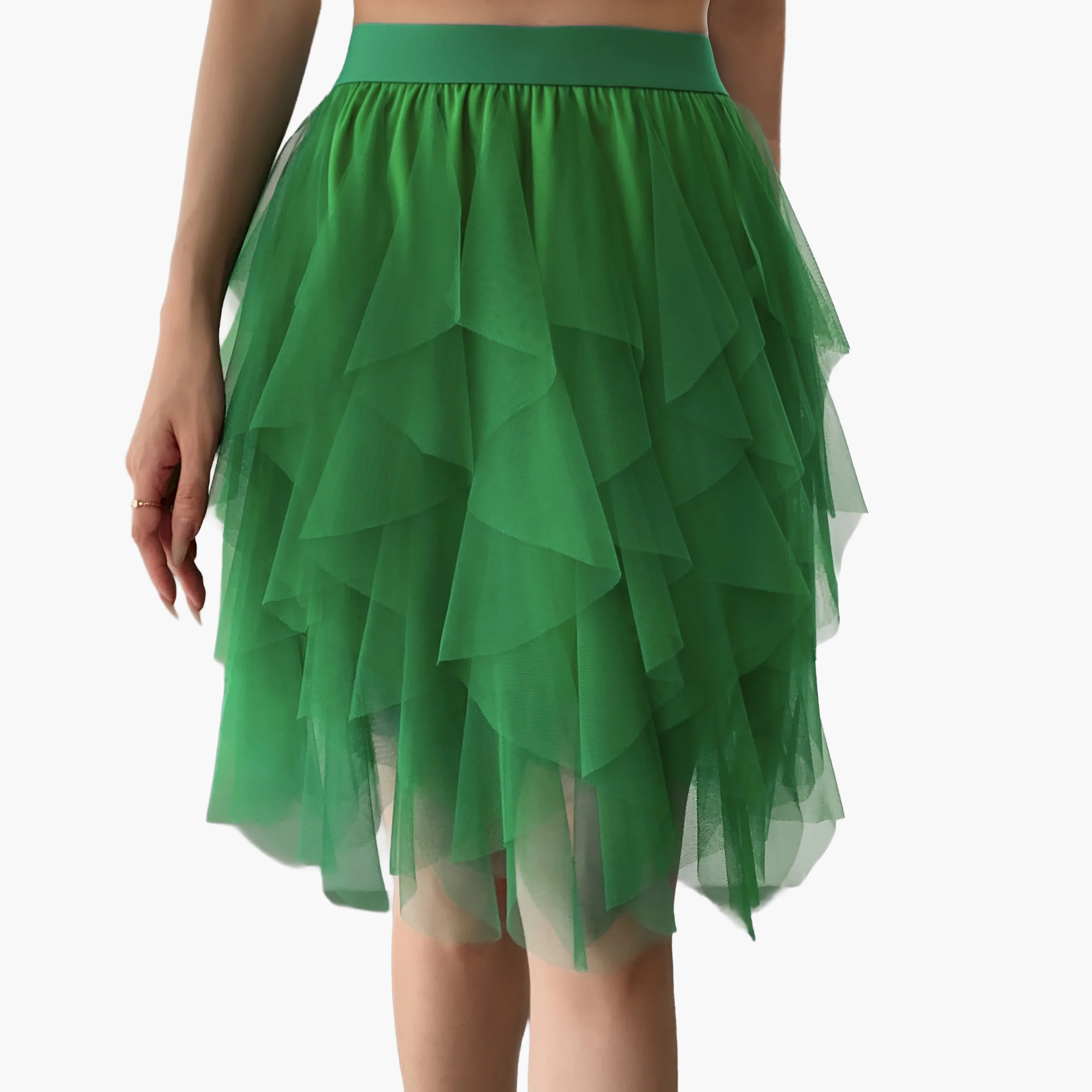 Damen Tüllrock mit Stufen-Design, Eleganter Lagenlook, Modisch für Freizeit und besondere Anlässe - Image 18