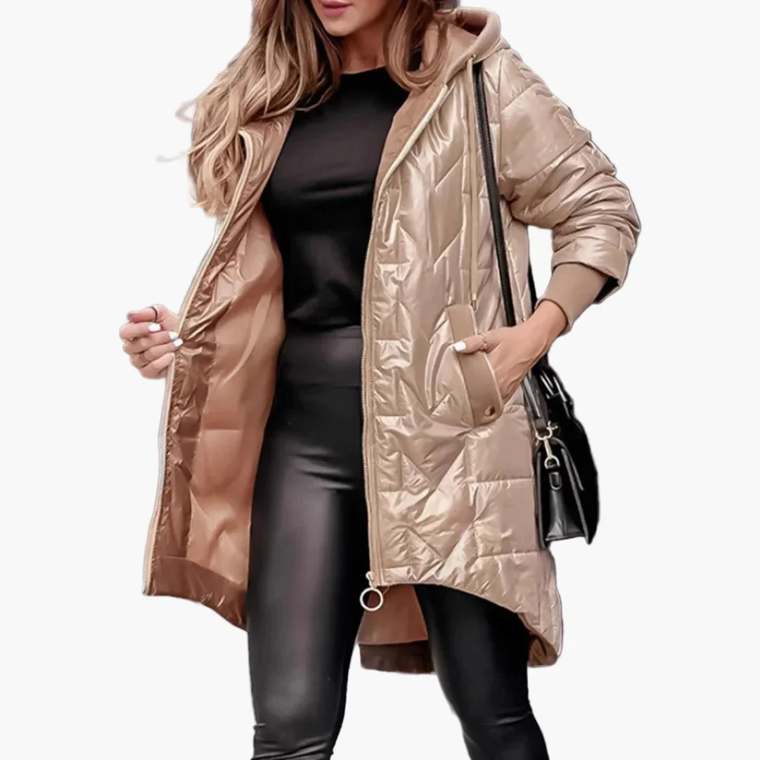 Damen Übergangsjacke mit Kapuze – Modisch, Leicht, Alltags- & Freizeitjacke