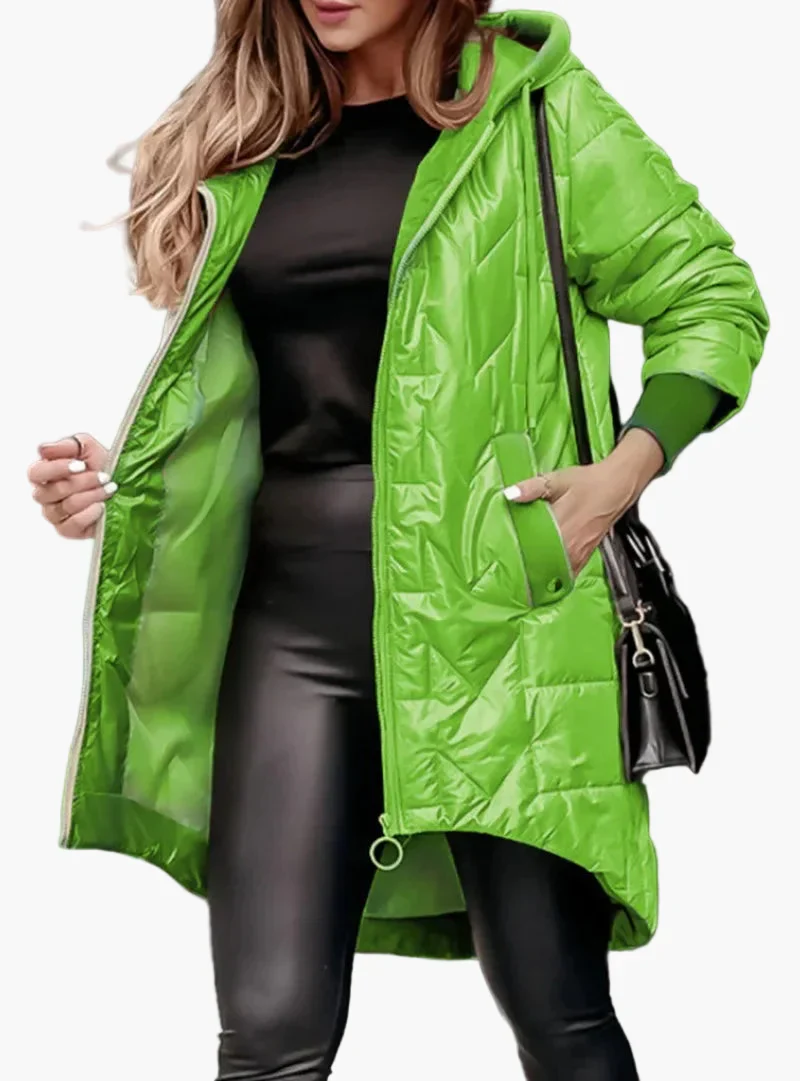 Damen Übergangsjacke mit Kapuze – Modisch, Leicht, Alltags- & Freizeitjacke - Image 5