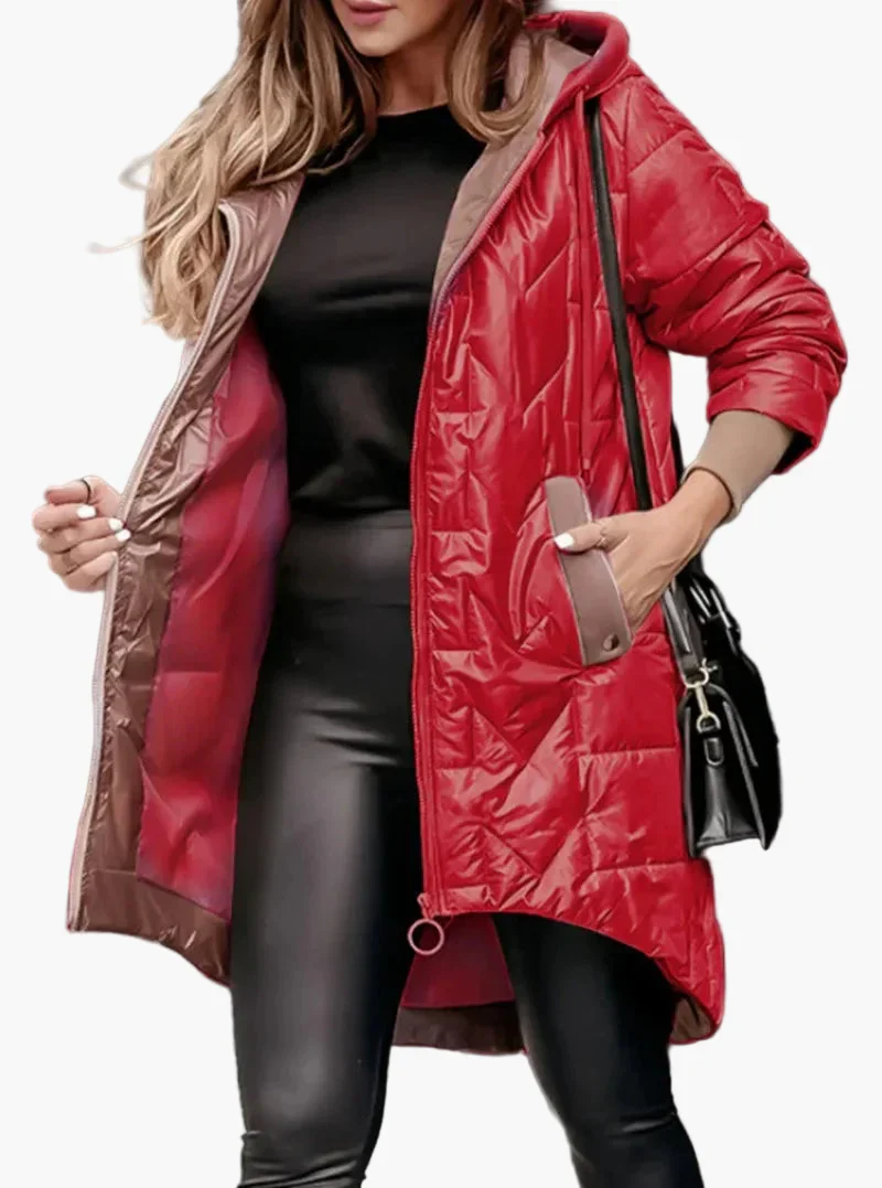 Damen Übergangsjacke mit Kapuze – Modisch, Leicht, Alltags- & Freizeitjacke - Image 6