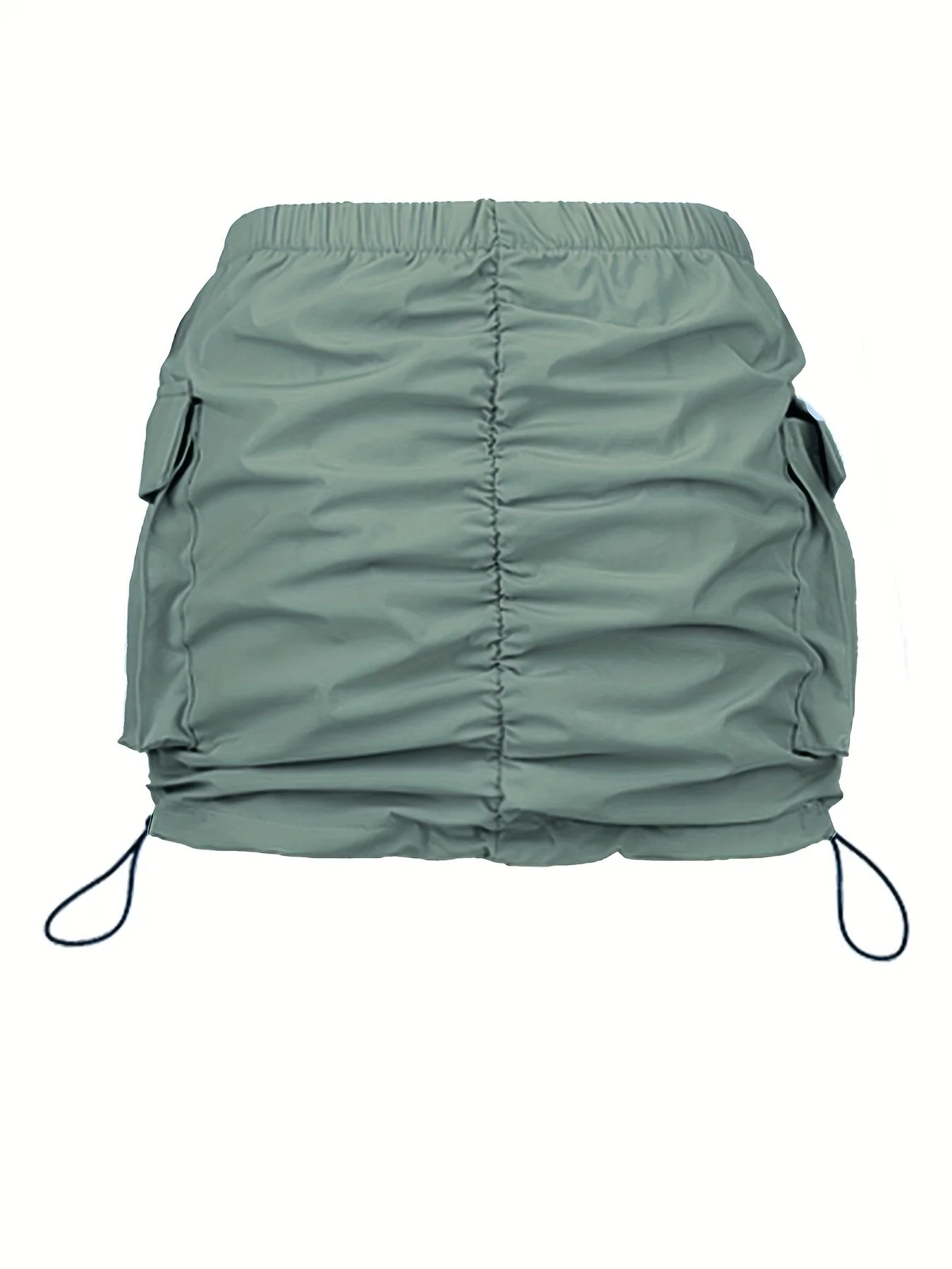 Damen Utility Minirock mit Kordelzug und Cargotaschen – Streetstyle Freizeitrock - Image 10
