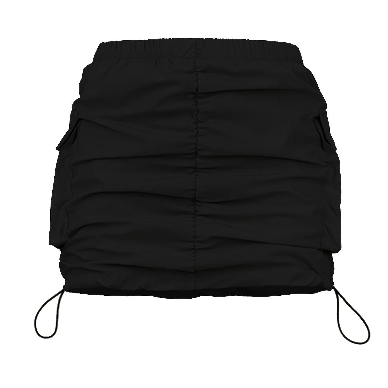 Damen Utility Minirock mit Kordelzug und Cargotaschen – Streetstyle Freizeitrock - Image 12