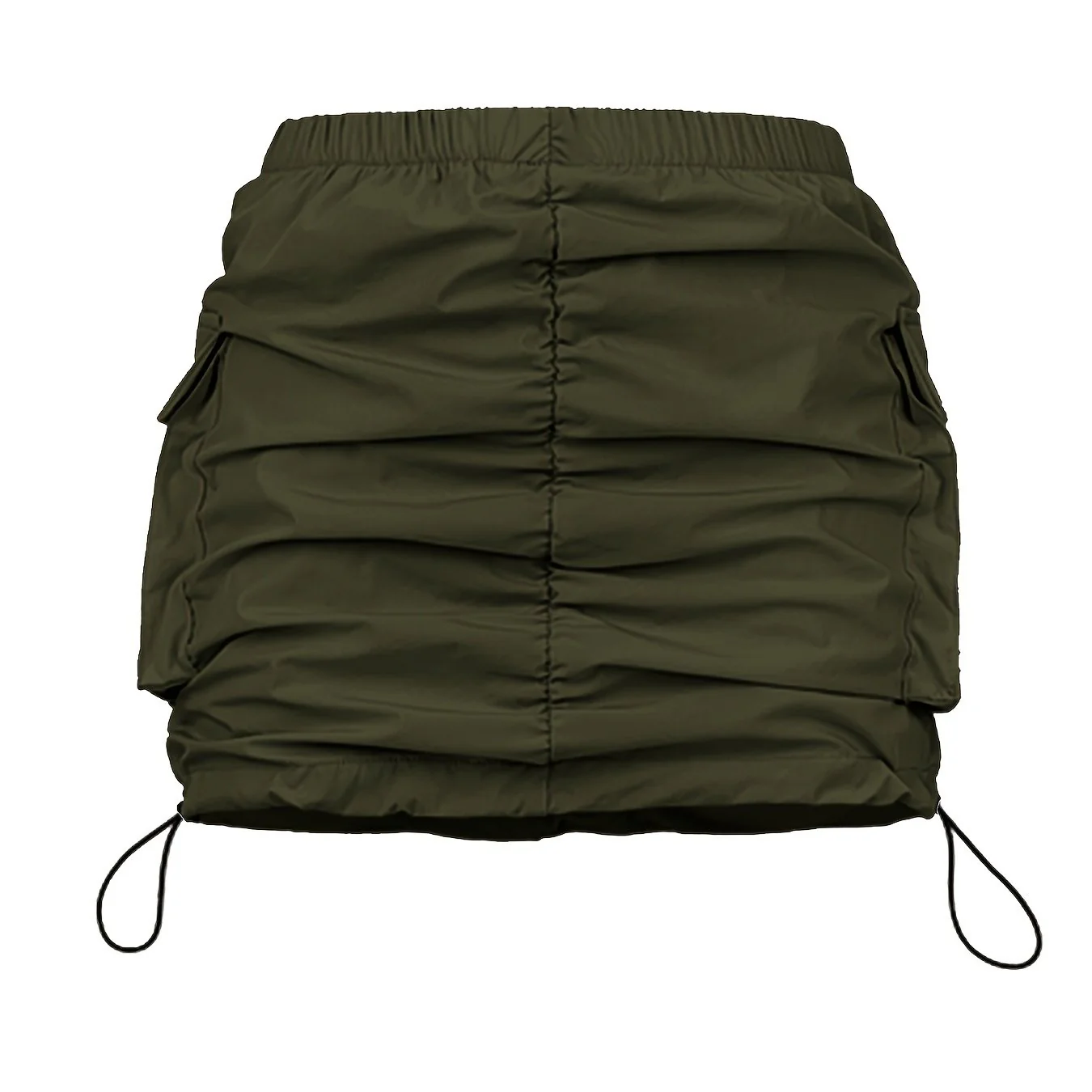 Damen Utility Minirock mit Kordelzug und Cargotaschen – Streetstyle Freizeitrock - Image 13