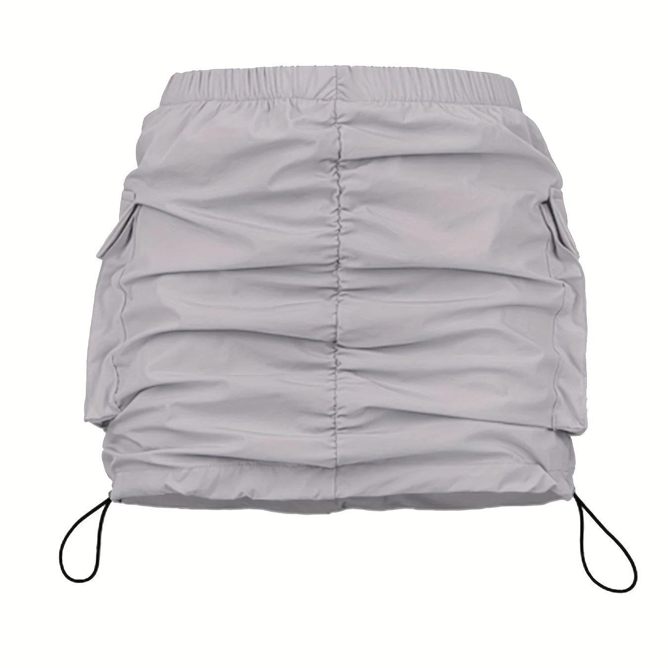 Damen Utility Minirock mit Kordelzug und Cargotaschen – Streetstyle Freizeitrock - Image 14