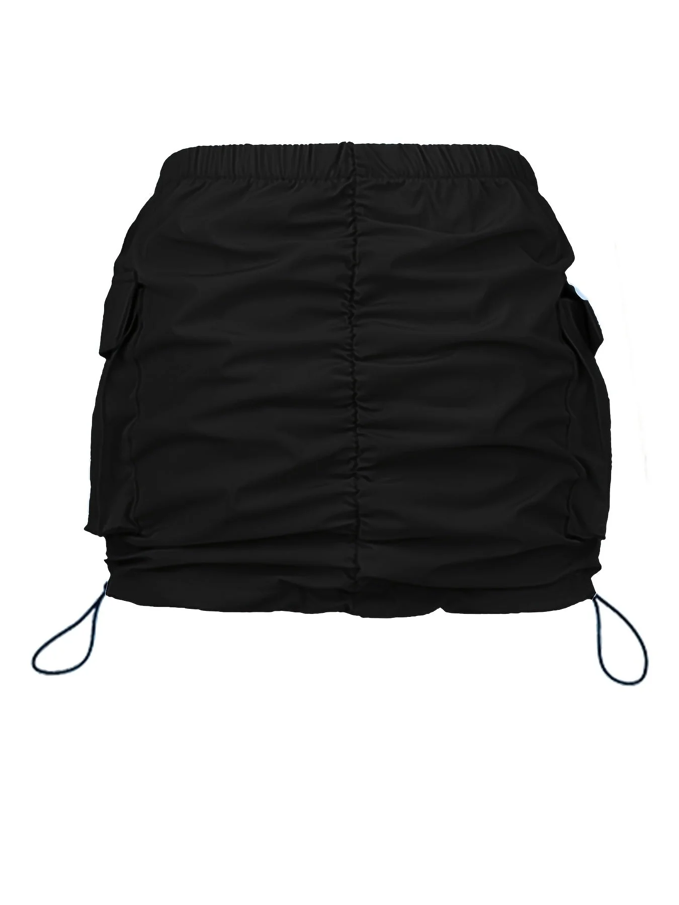 Damen Utility Minirock mit Kordelzug und Cargotaschen – Streetstyle Freizeitrock - Image 9