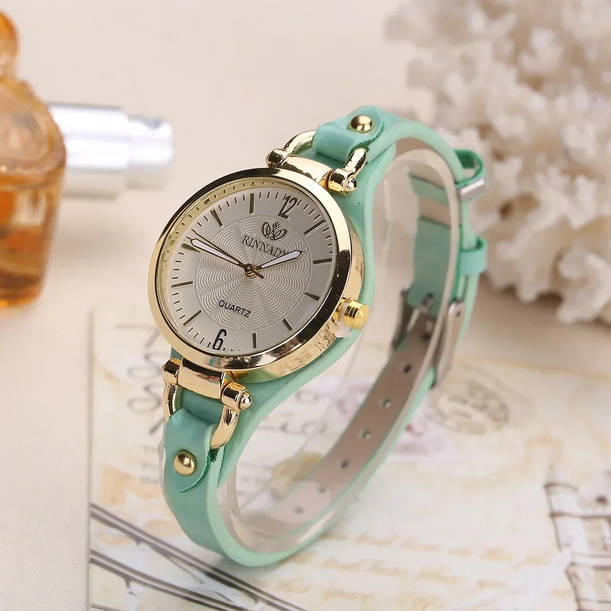 Damen Vintage Armbanduhr – Elegante Quarzuhr für Alltag und besondere Anlässe - Image 5