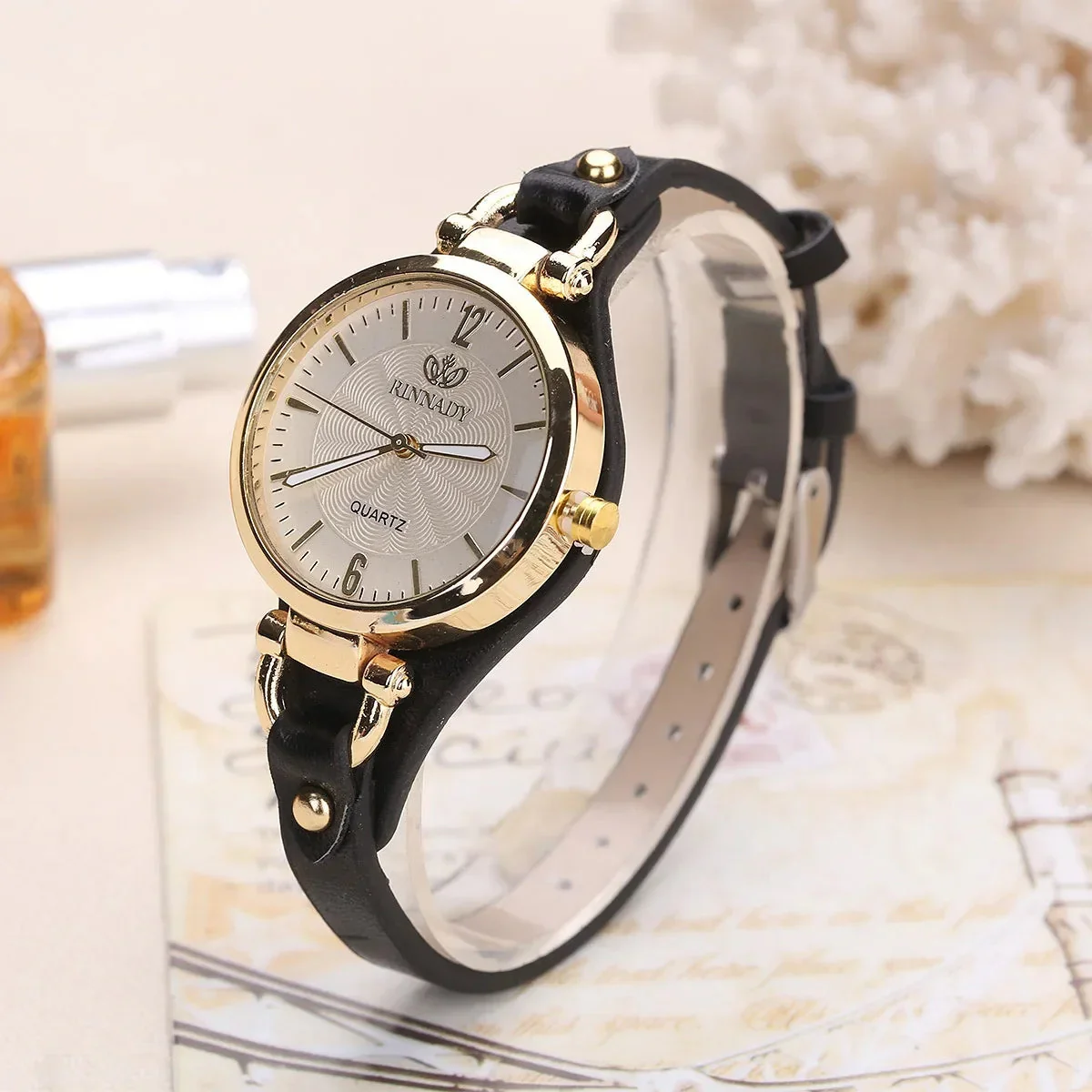 Damen Vintage Armbanduhr – Elegante Quarzuhr für Alltag und besondere Anlässe - Image 7