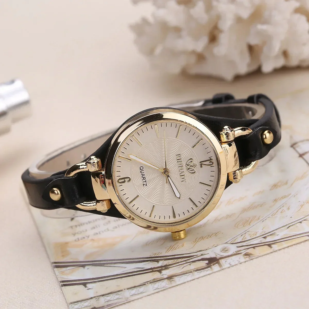 Damen Vintage Armbanduhr – Elegante Quarzuhr für Alltag und besondere Anlässe - Image 8