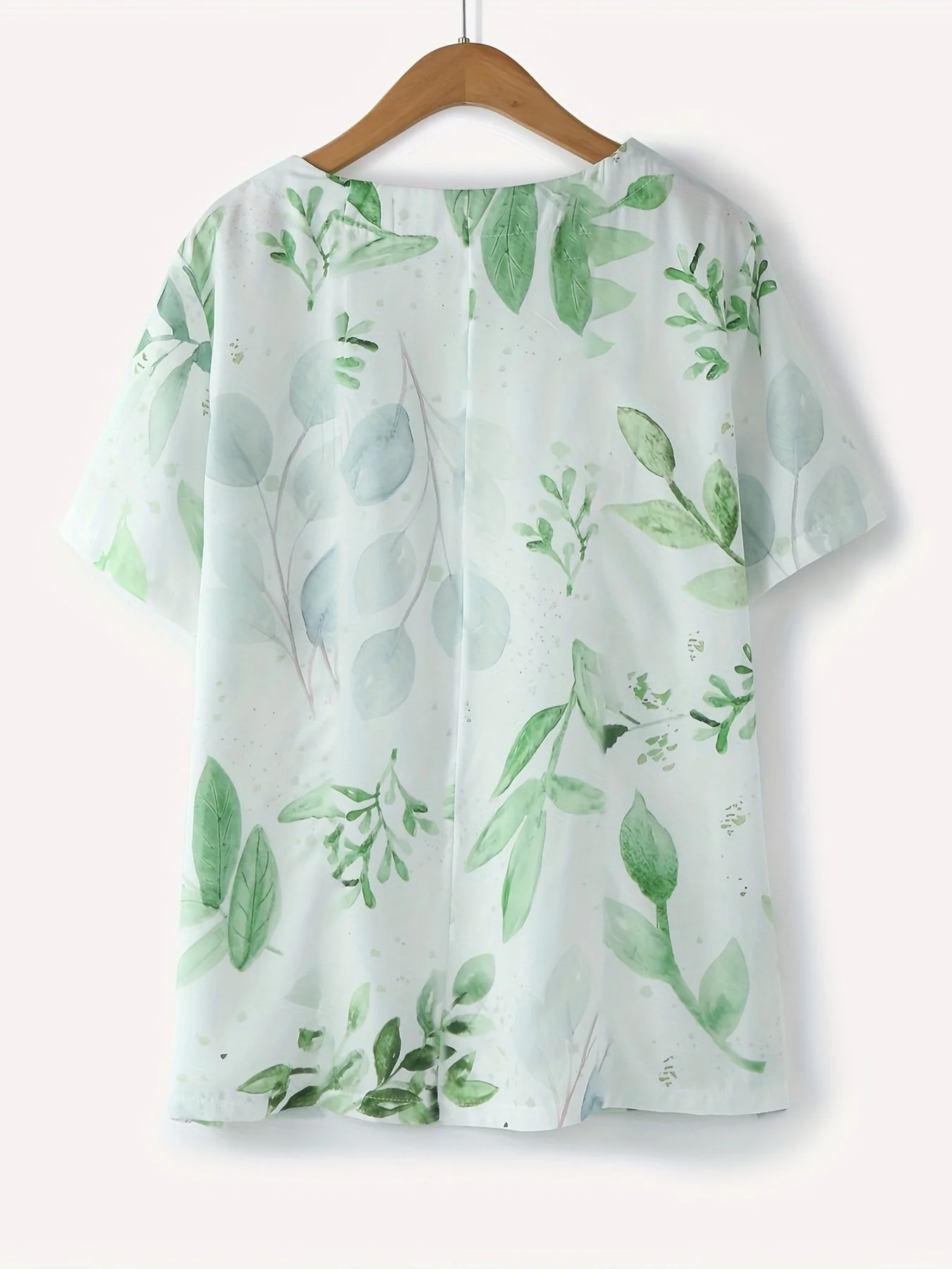 Damen Vintage Bluse mit Blumenmuster und Knopfleiste – Sommer Freizeitshirt - Image 6