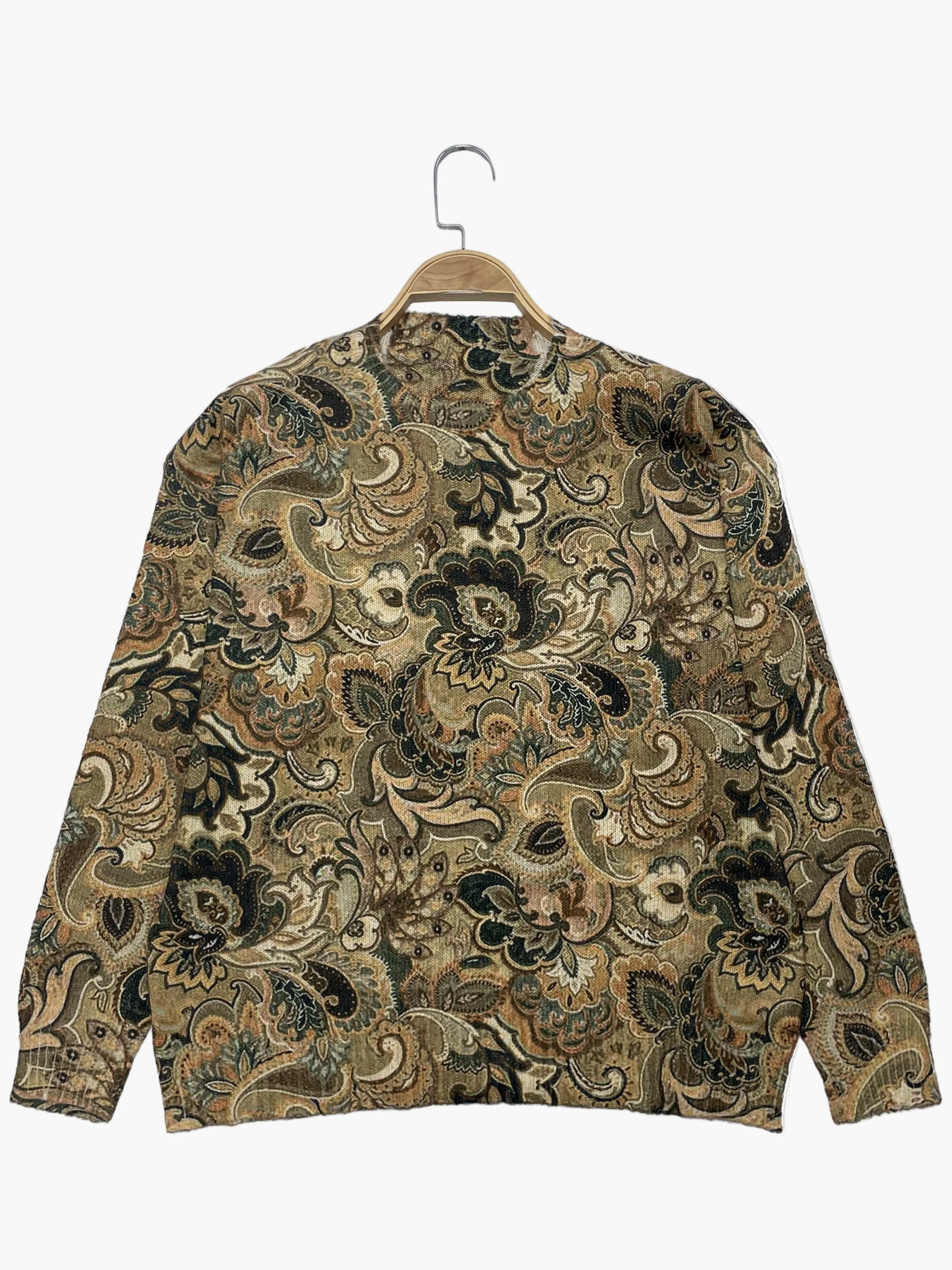 Damen Vintage-Pullover mit Paisley-Muster – Modischer Alltagsbegleiter - Image 2