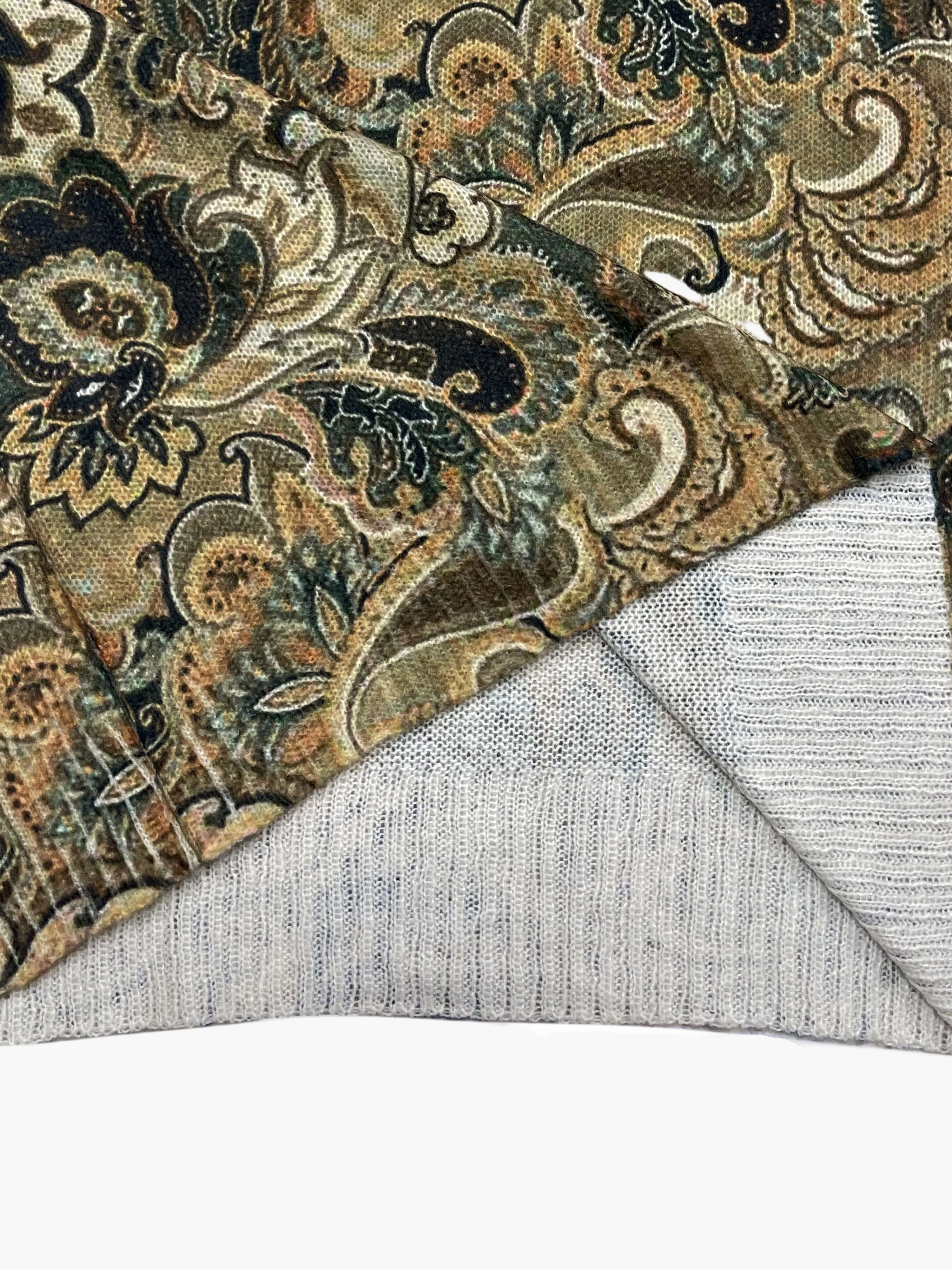 Damen Vintage-Pullover mit Paisley-Muster – Modischer Alltagsbegleiter - Image 4