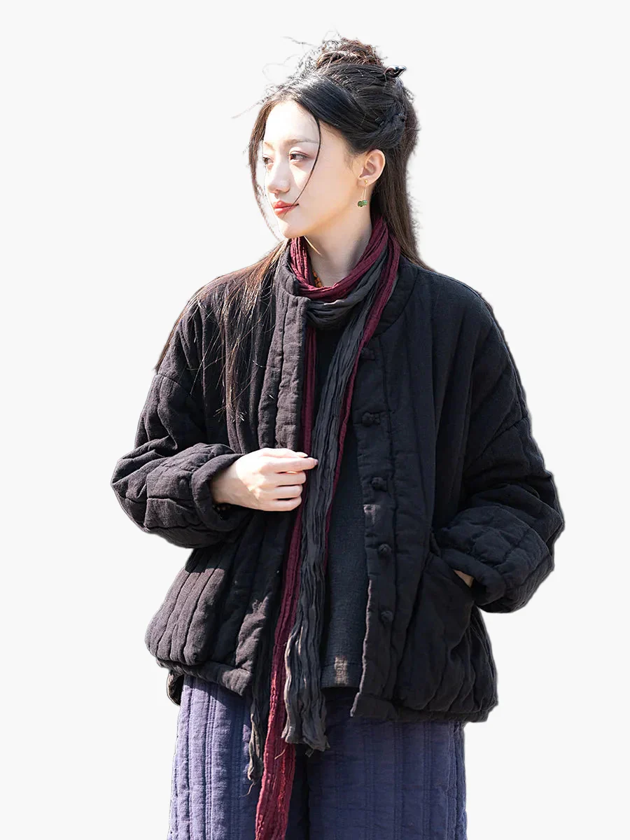 Damen Vintage Steppjacke im lockeren Freizeitstil – Übergangsjacke für Alltag und Outdoor - Image 7