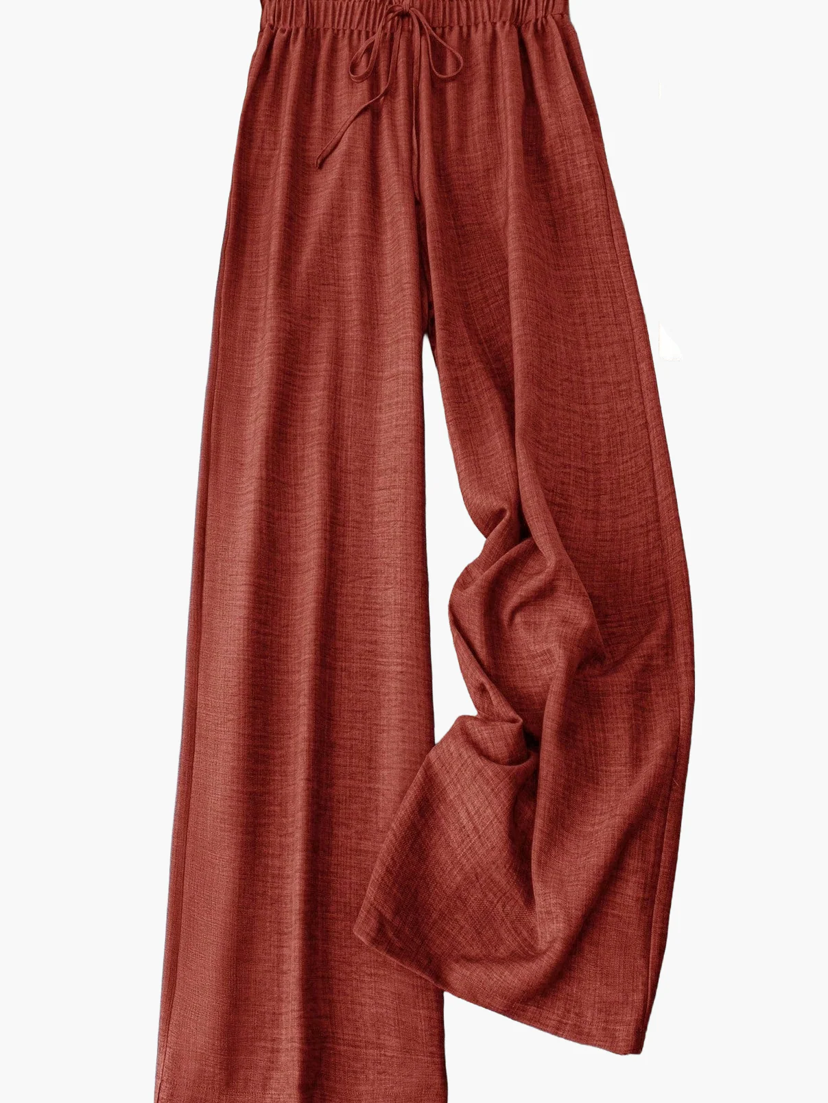 Damen Weite Freizeithose im Straight-Leg-Stil mit Kordelzug – Perfekt für Frühling & Sommer - Image 11
