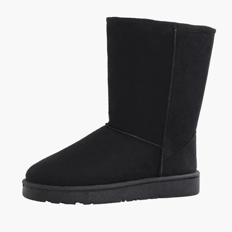 Damen Winter Freizeitstiefel mit flacher Sohle – Bequeme warme Alltagsboots - Image 3