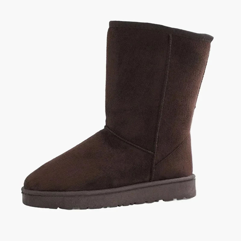 Damen Winter Freizeitstiefel mit flacher Sohle – Bequeme warme Alltagsboots - Image 4