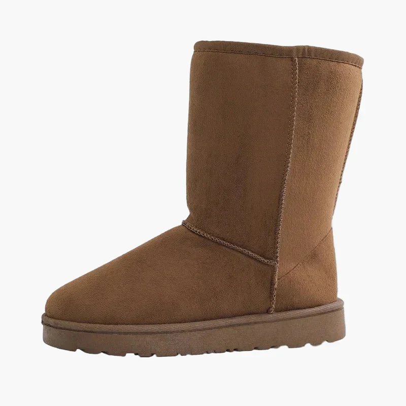 Damen Winter Freizeitstiefel mit flacher Sohle – Bequeme warme Alltagsboots - Image 5