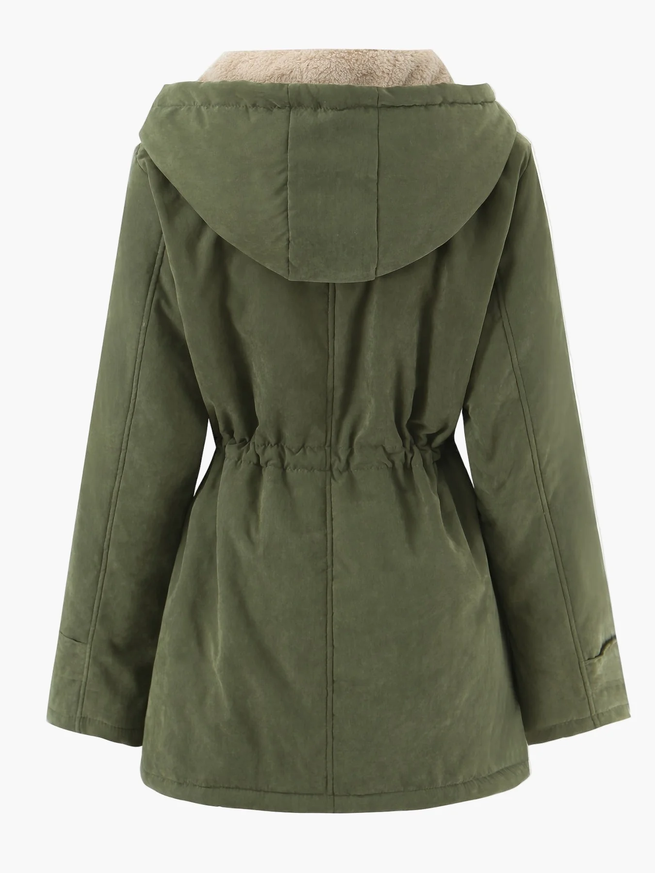 Damen Winter Parka mit Kapuze und Kordelzug – Warme Freizeitjacke für Alltag und Outdoor - Image 7