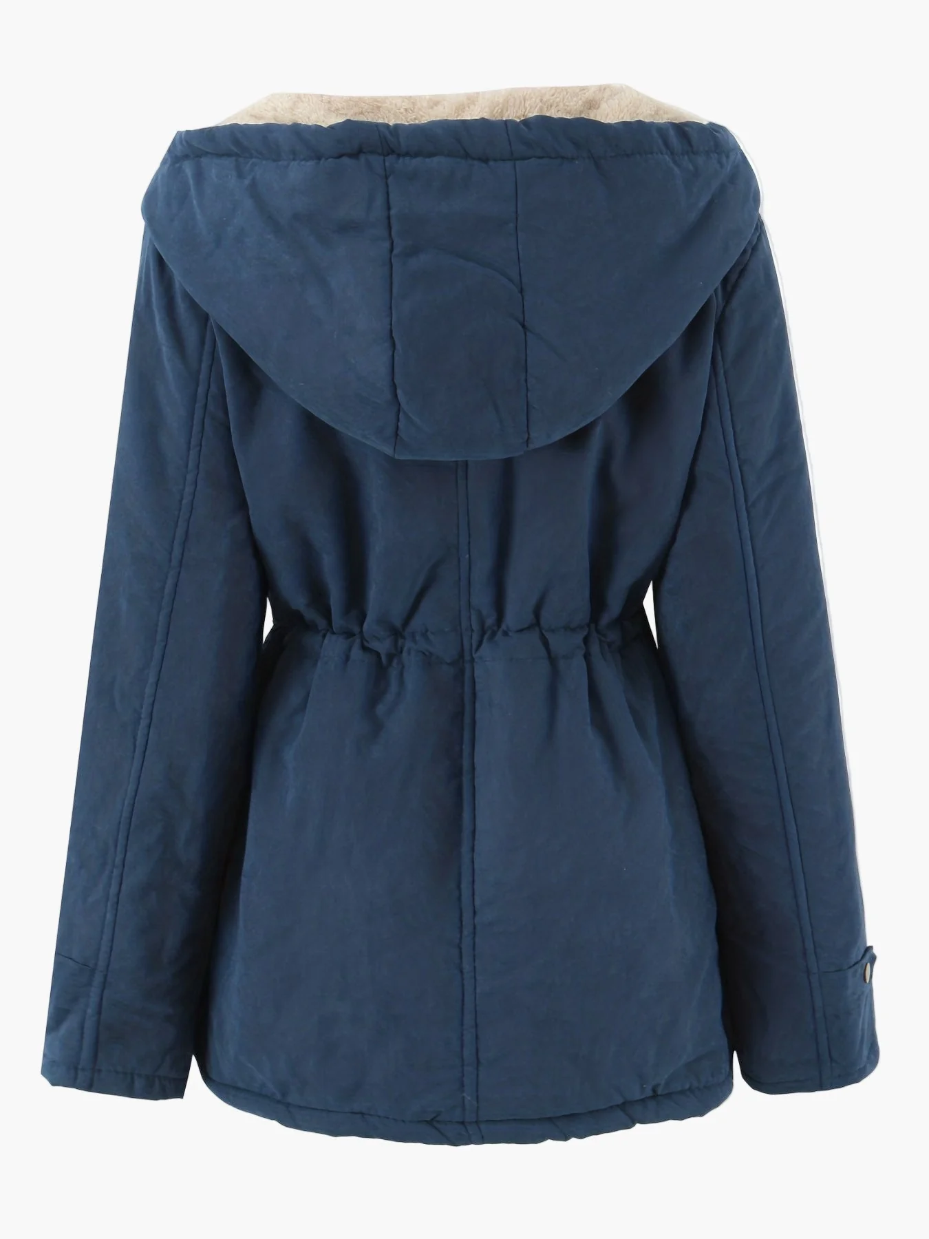 Damen Winter Parka mit Kapuze und Kordelzug – Warme Freizeitjacke für Alltag und Outdoor - Image 9