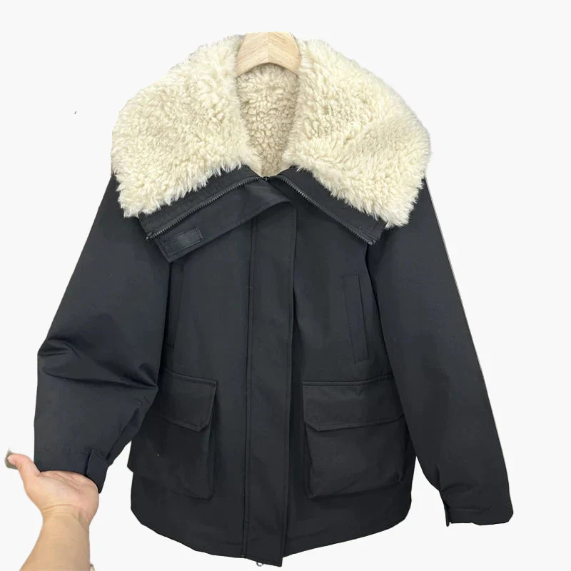 Damen Winter Parka mit Teddykragen – Modischer Oversize Mantel für kalte Tage - Image 6