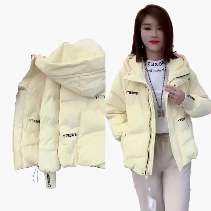 Damen Winter Steppjacke mit Kapuze – Bequemer Alltagspuffer, modischer Freizeitstil - Image 6