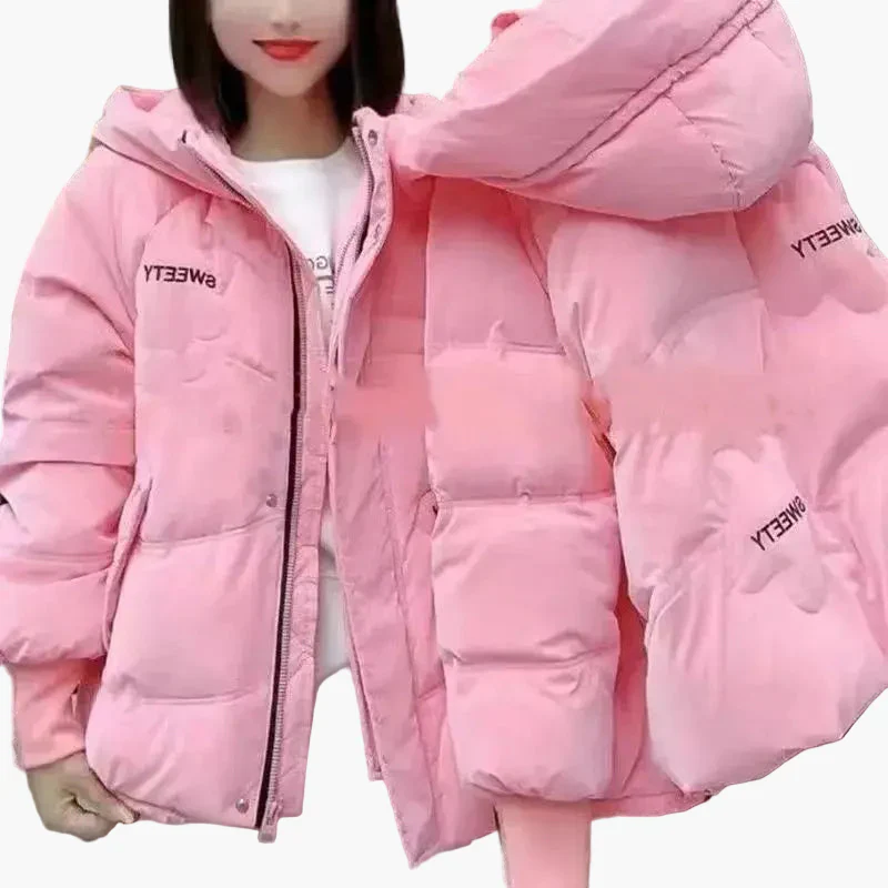 Damen Winter Steppjacke mit Kapuze – Bequemer Alltagspuffer, modischer Freizeitstil - Image 7