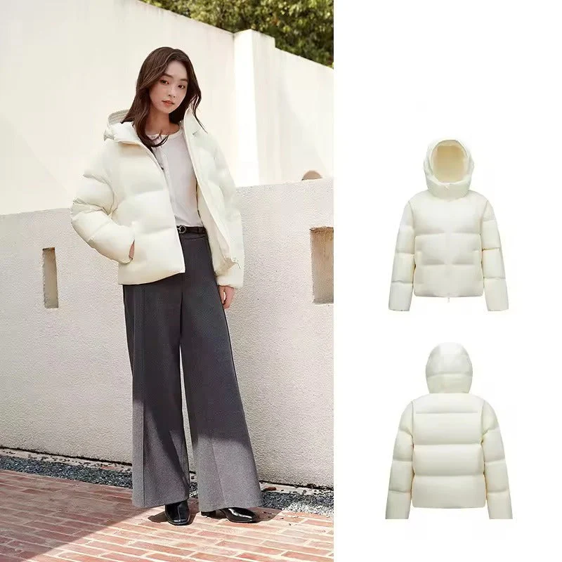 Damen Winter Steppjacke mit Kapuze – Modisch, Warm und Bequem für Alltag & Freizeit - Image 10