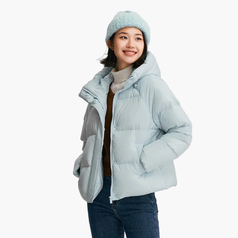 Damen Winter Steppjacke mit Kapuze – Modisch, Warm und Bequem für Alltag & Freizeit - Image 2
