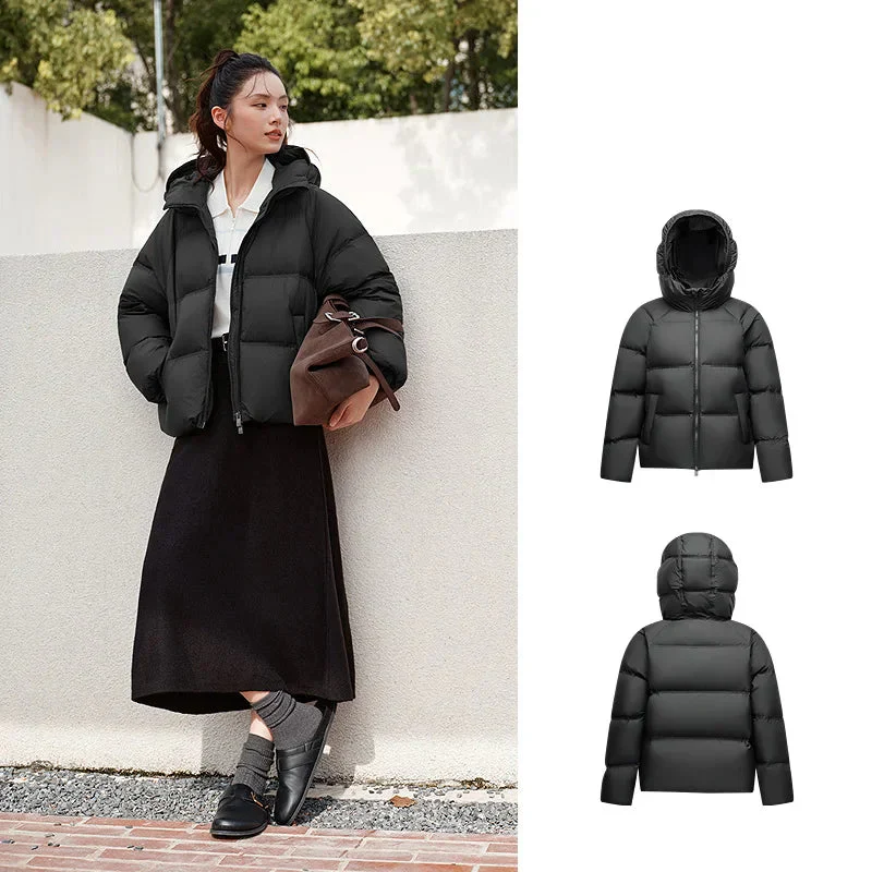 Damen Winter Steppjacke mit Kapuze – Modisch, Warm und Bequem für Alltag & Freizeit - Image 8
