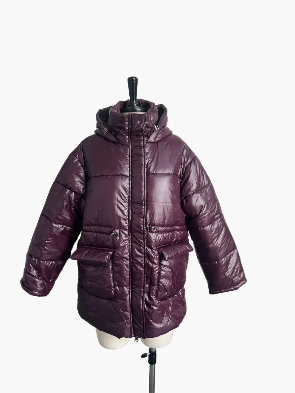 Damen Winter Steppjacke mit Kapuze, modisch, warm und vielseitig für Freizeit und Alltag - Image 2