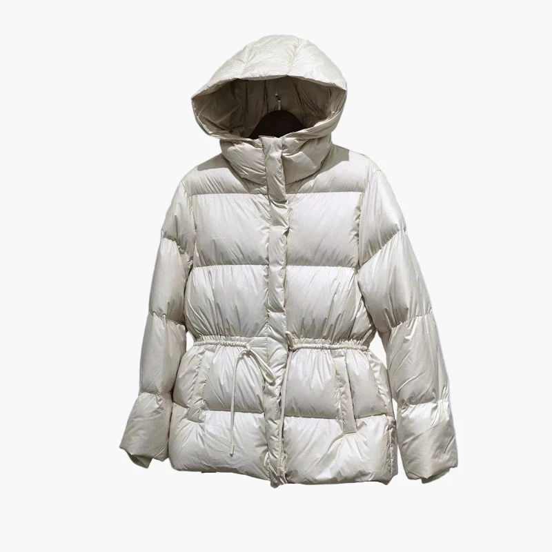 Damen Winter Steppjacke mit Kapuze – Modische Outdoorjacke für kalte Tage